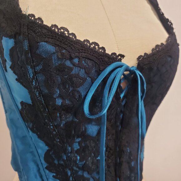 Fredricks Of Hollywood Womens Fairy Grunge Corset Size 34 Whimsigoth Boning - Picture 2 of 9